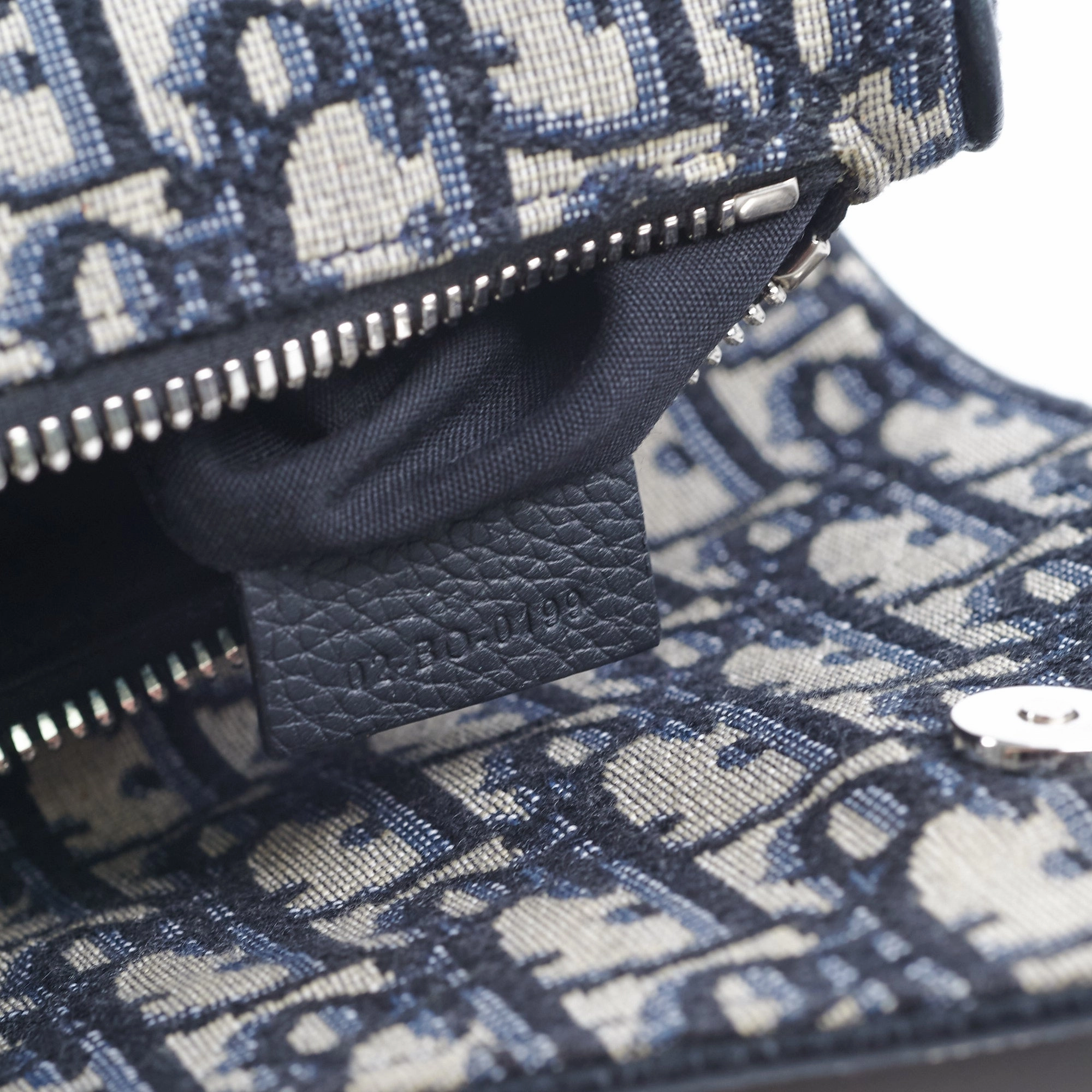 Dior Saddle Bag Beige and Black Oblique Jacquard