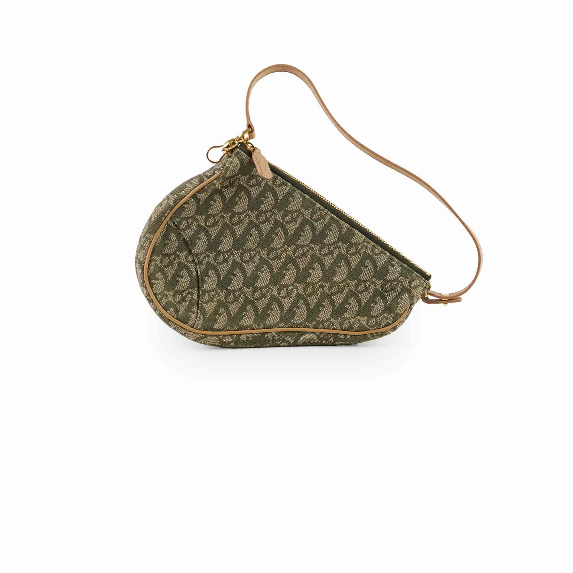 Dior Saddle Vintage Pochette Khaki