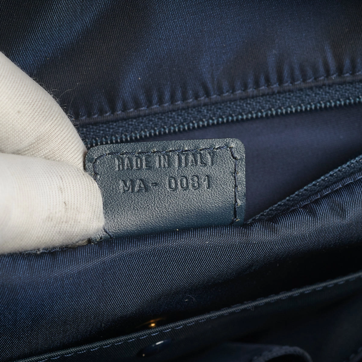 Dior Trotter Boston Bag Navy