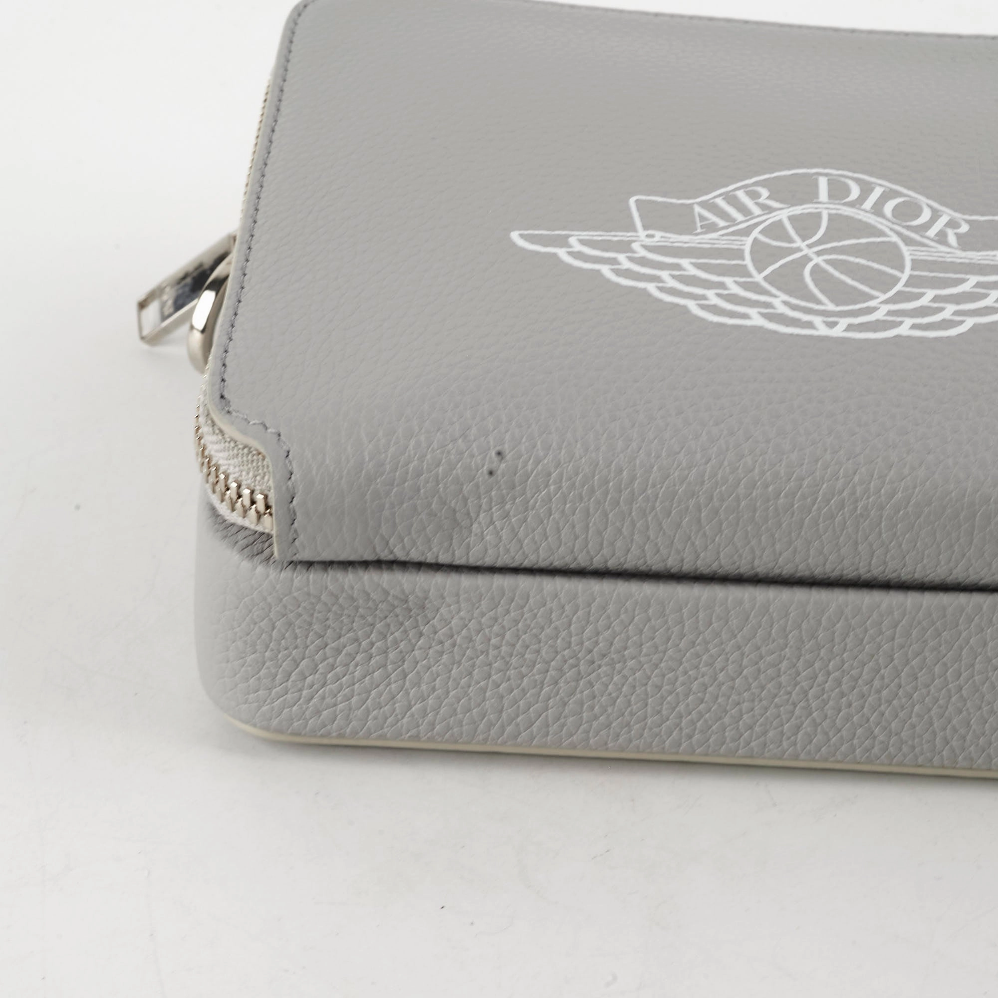 Dior x Air Jordan Wings Messenger Crossbody Bag Grey