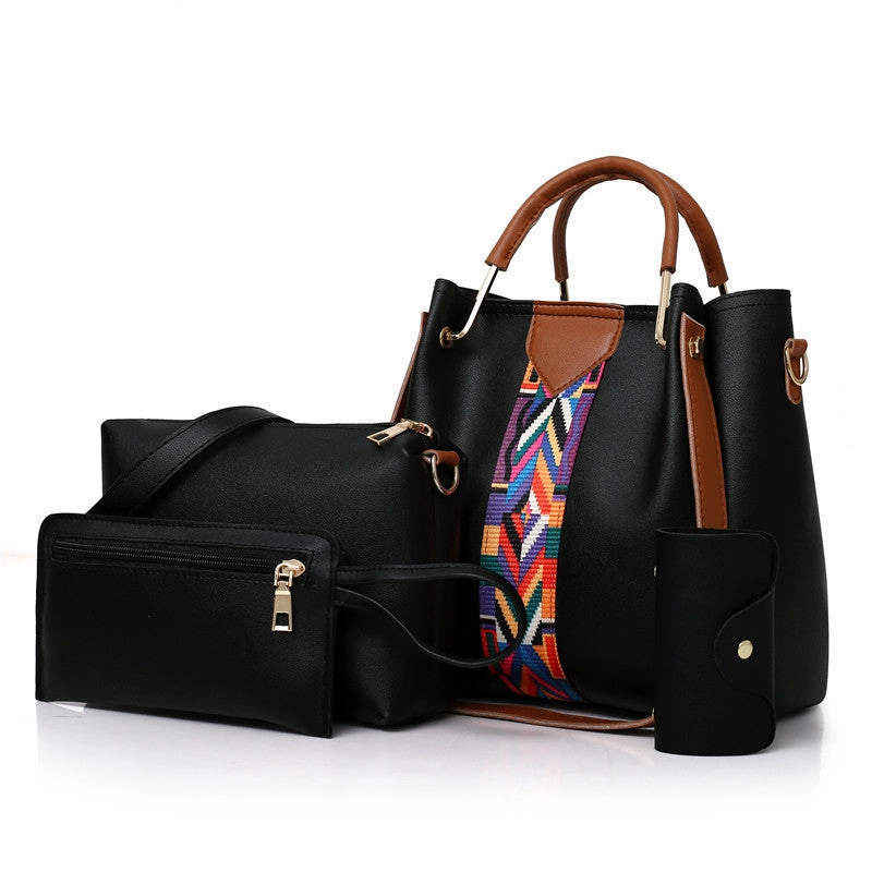 Fashion women's bag four-piece set