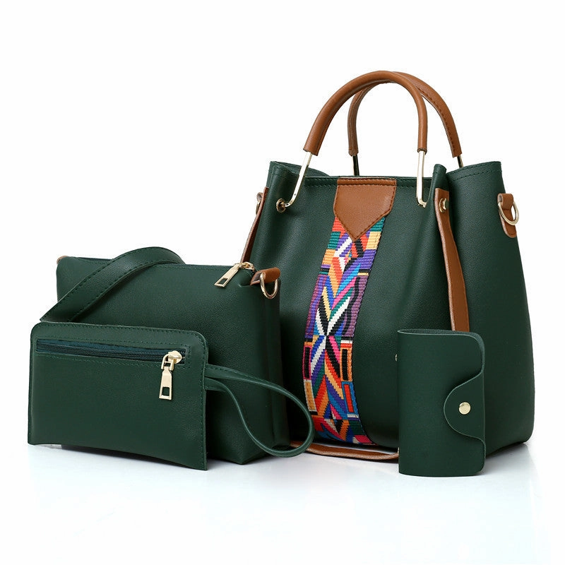 Fashion women's bag four-piece set
