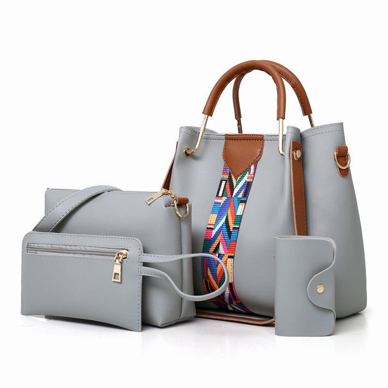 Fashion women's bag four-piece set