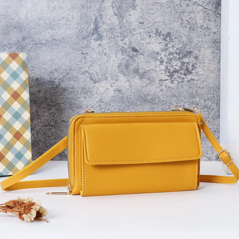 Fashion zipper horizontal wallet