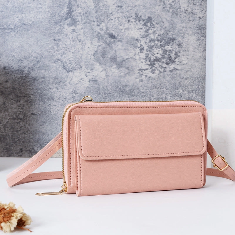 Fashion zipper horizontal wallet