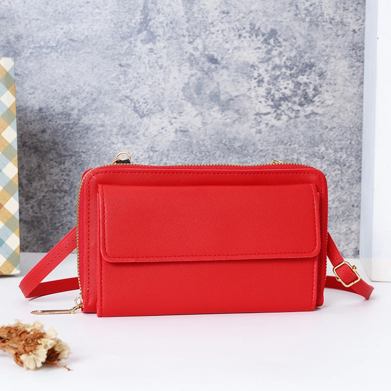 Fashion zipper horizontal wallet