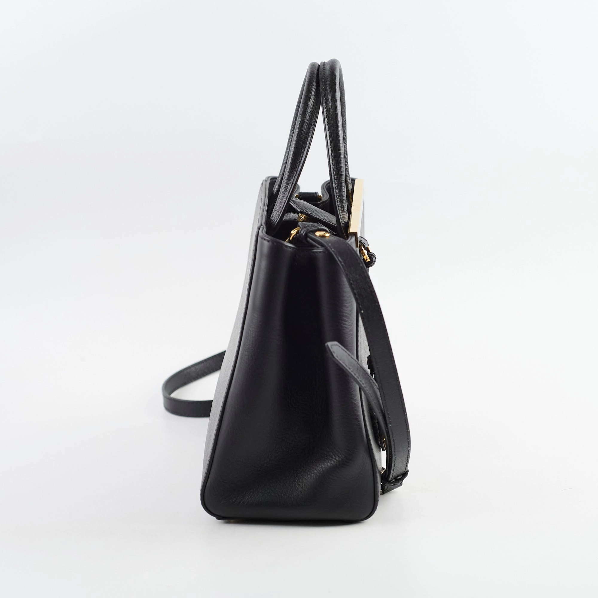Fendi 2 Jours Small Tote Black