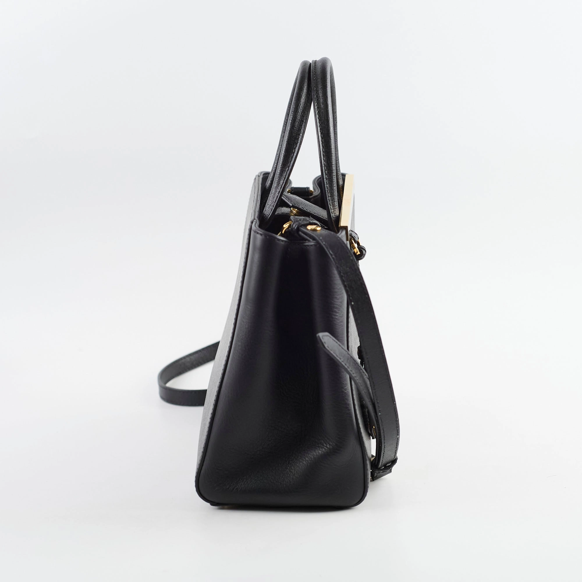 Fendi 2 Jours Small Tote Black