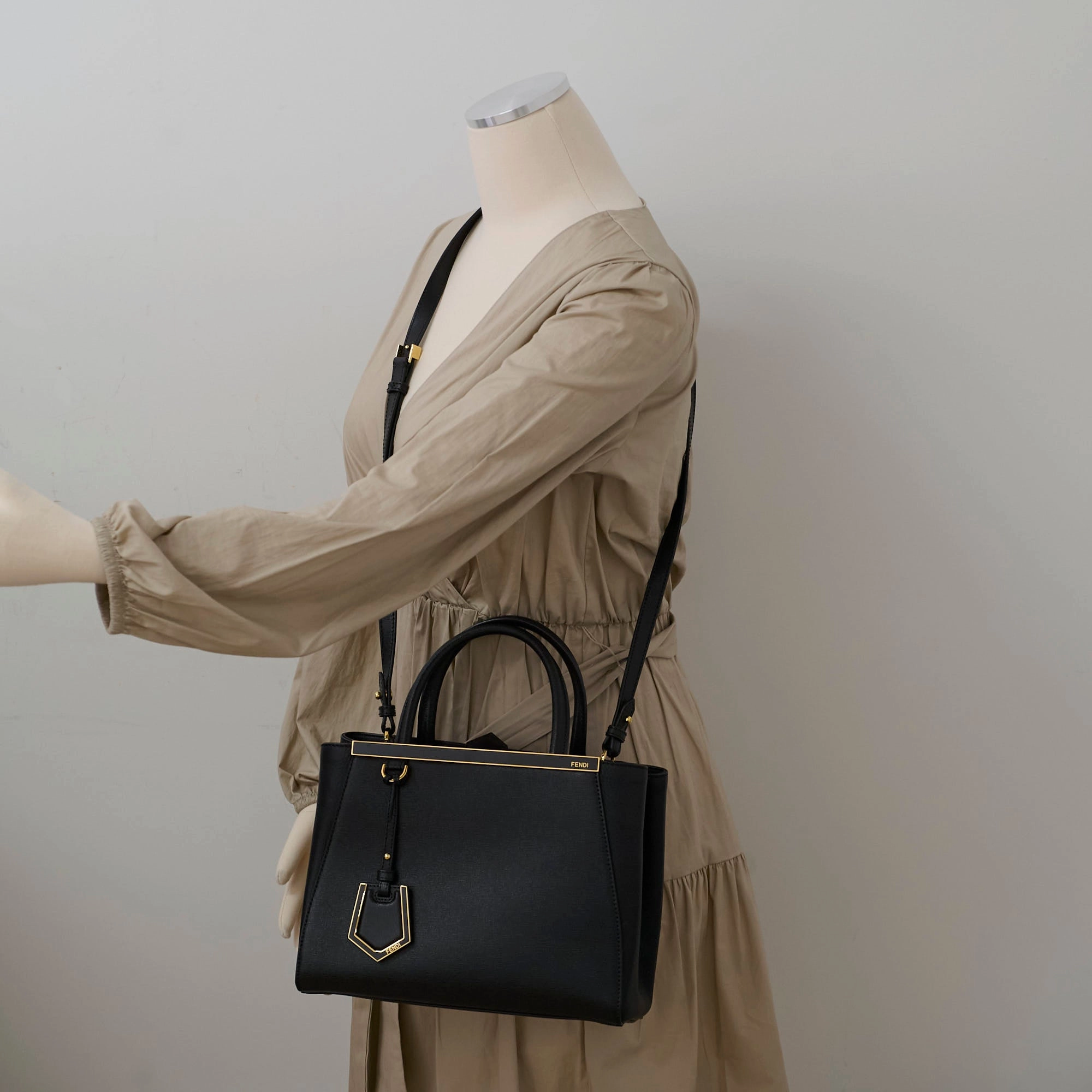 Fendi 2 Jours Small Tote Black