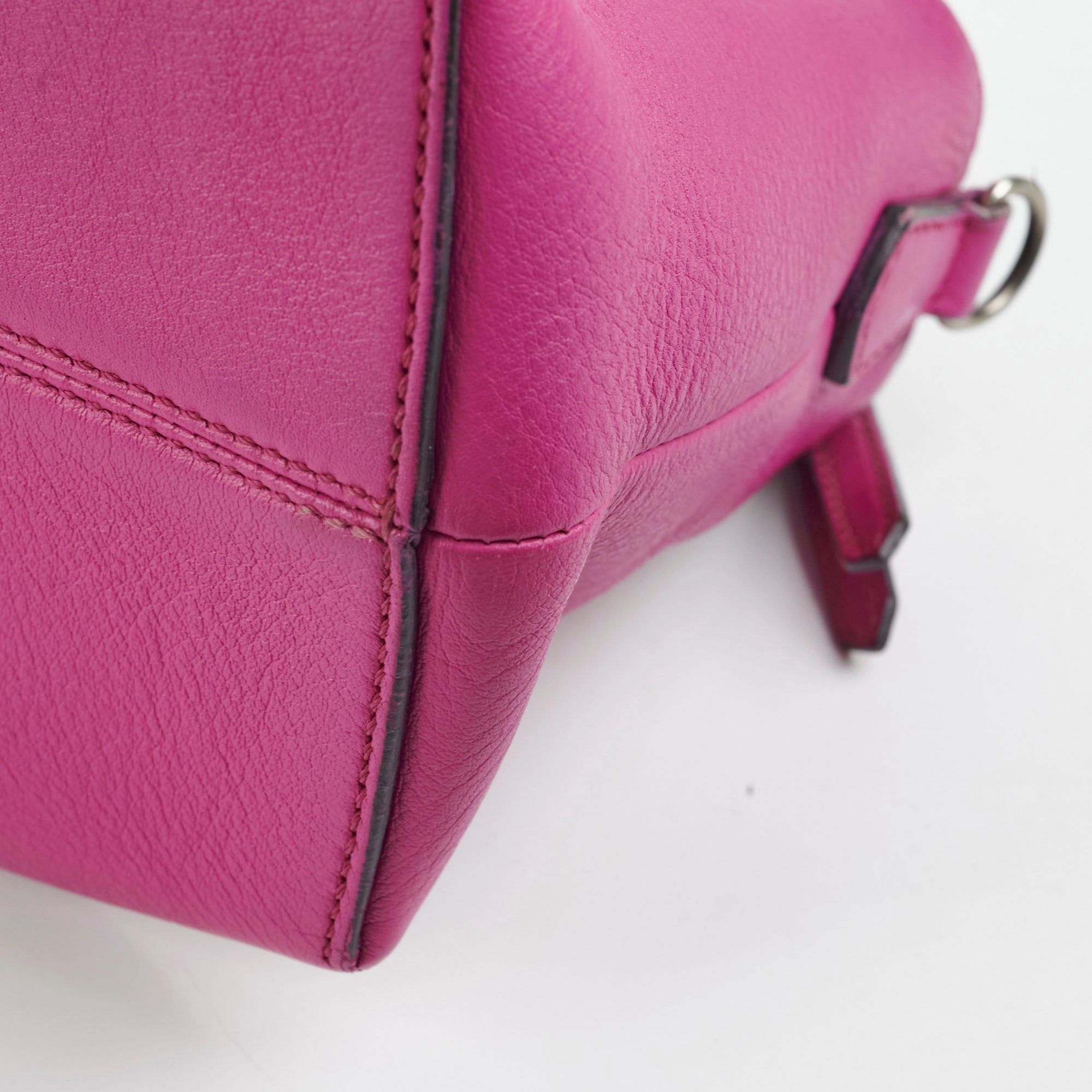 Fendi By The Way Fuchsia Medium Boston Bag