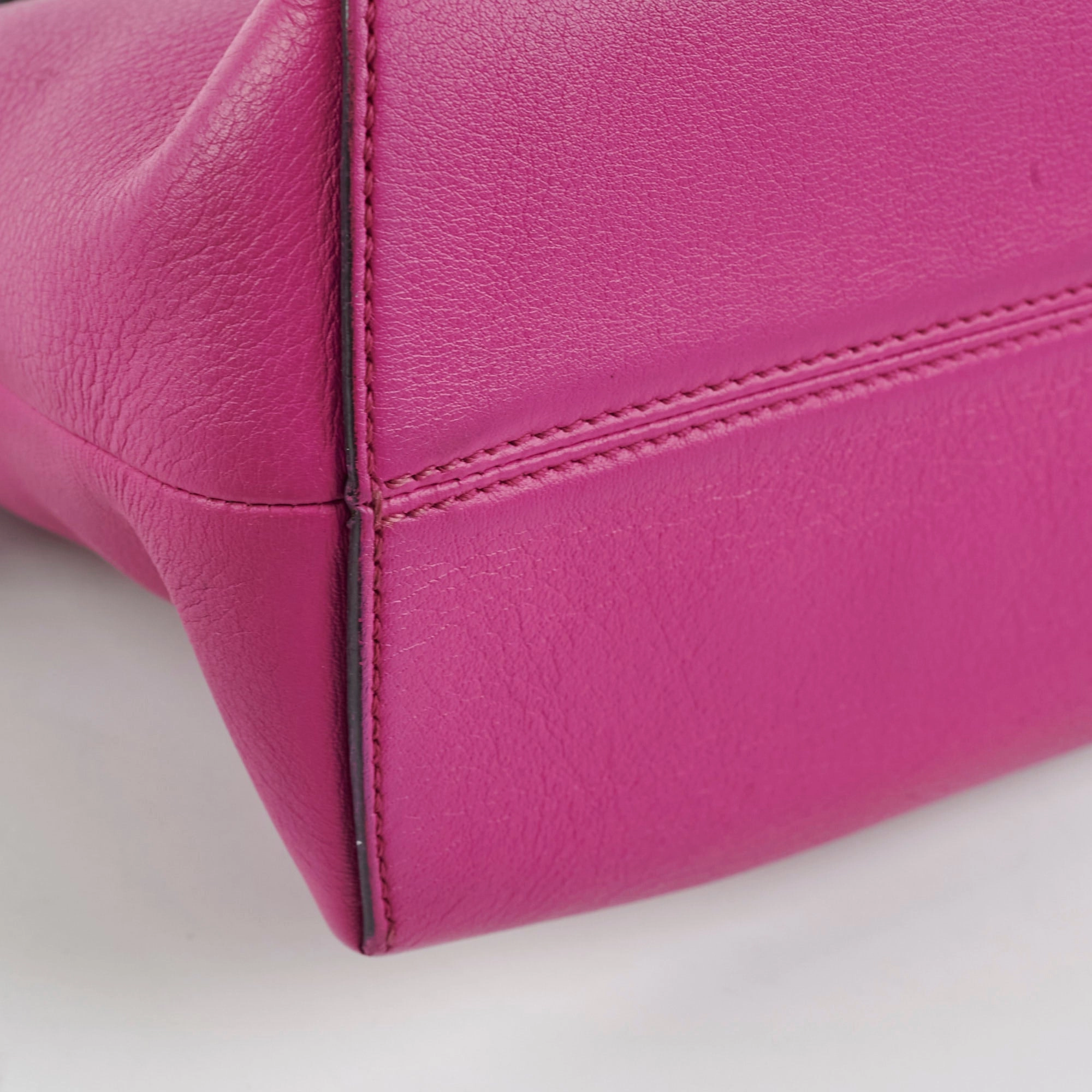 Fendi By The Way Fuchsia Medium Boston Bag