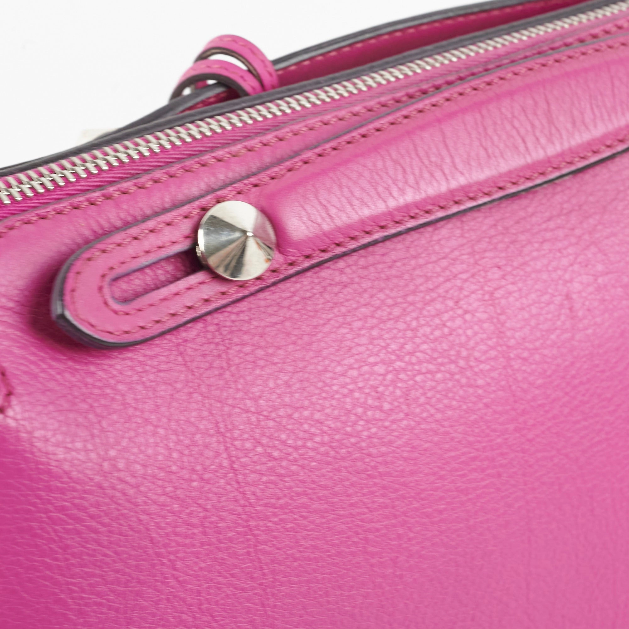 Fendi By The Way Fuchsia Medium Boston Bag