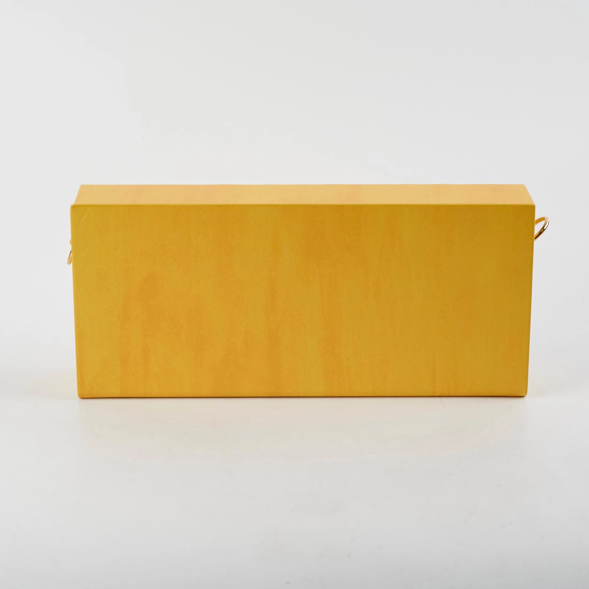 Fendi Horizontal Box Shoulder Bag Yellow