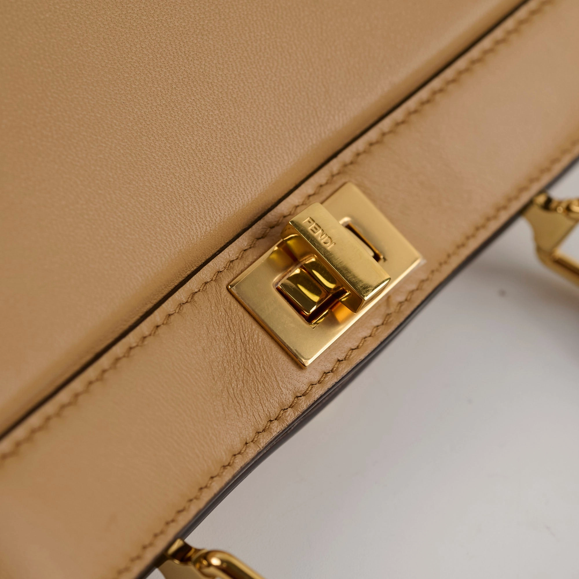 Fendi ISeeU Mini Peekaboo Beige