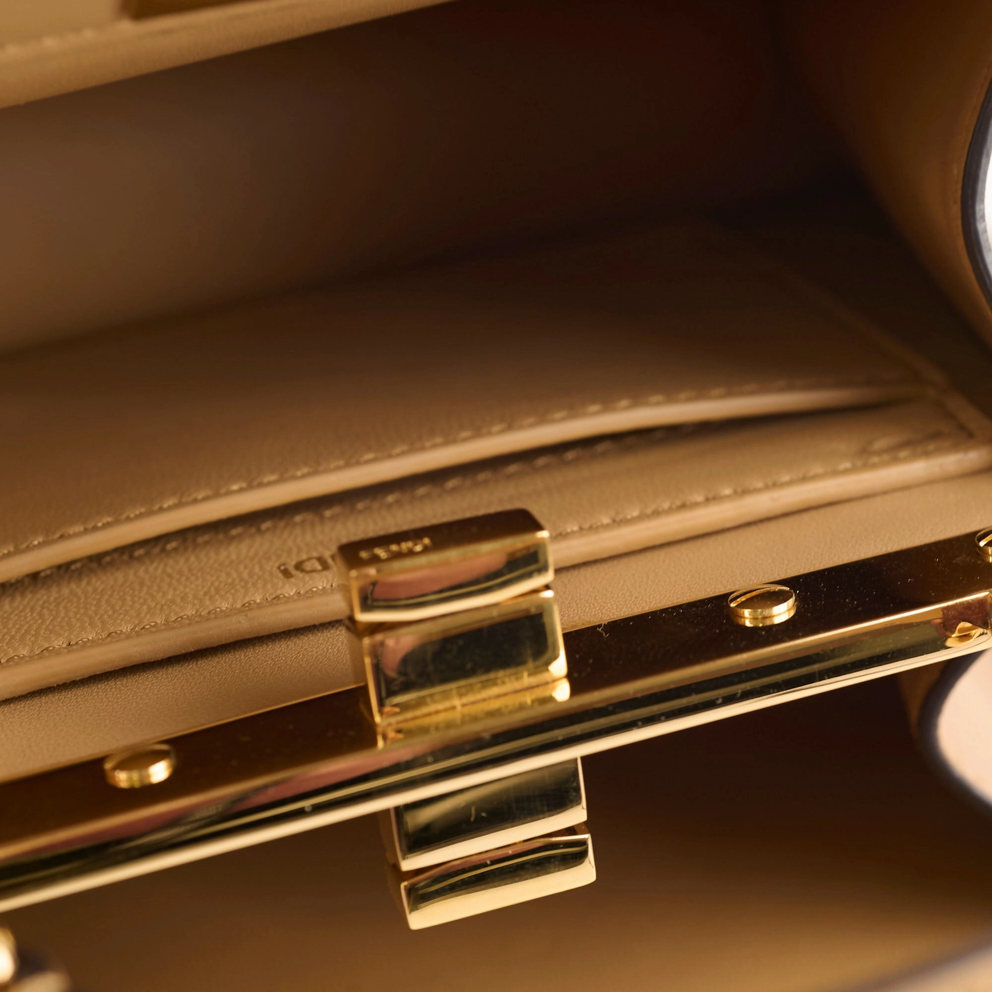 Fendi ISeeU Mini Peekaboo Beige