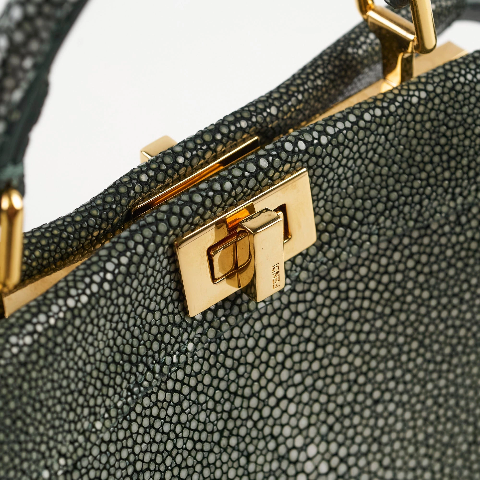 Fendi Micro Peekaboo Galuchat Precious Skin