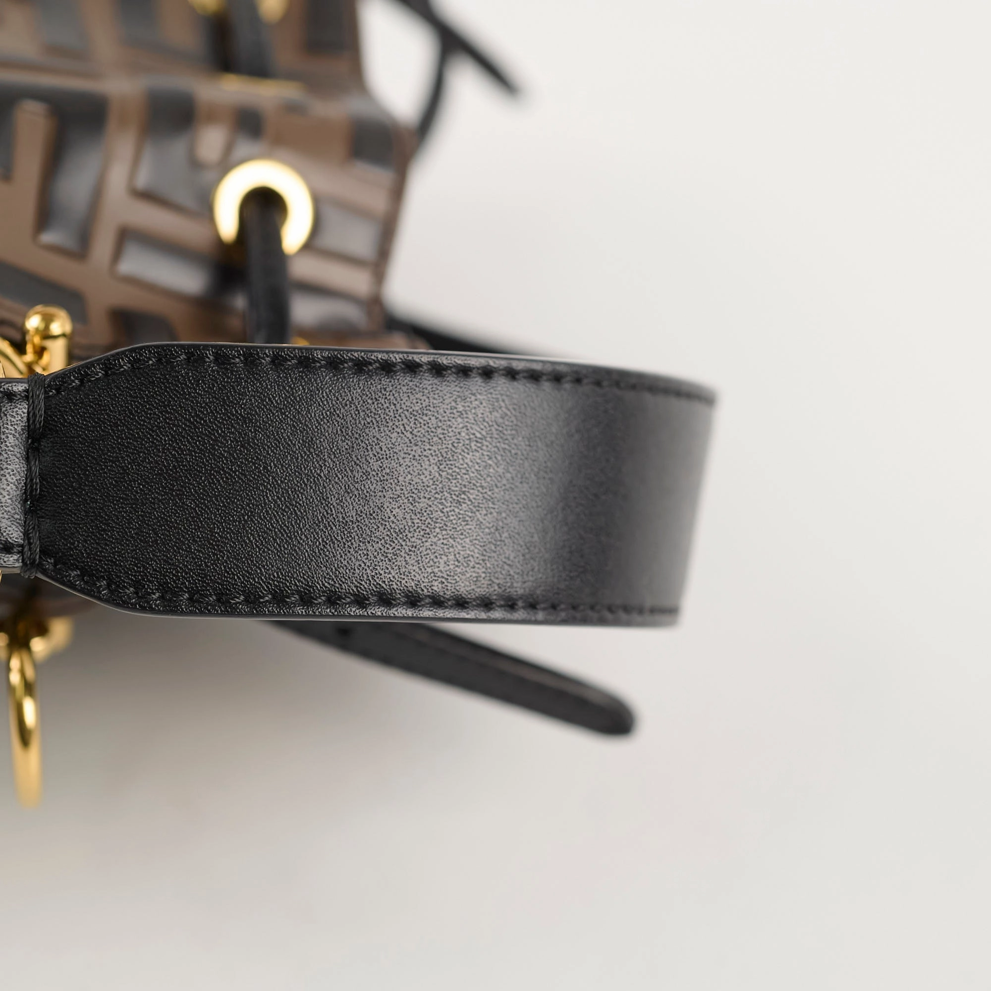 Fendi Mini Mon Tresor Bucket Bag Brown