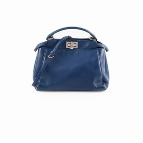 Fendi Mini Peekaboo Blue
