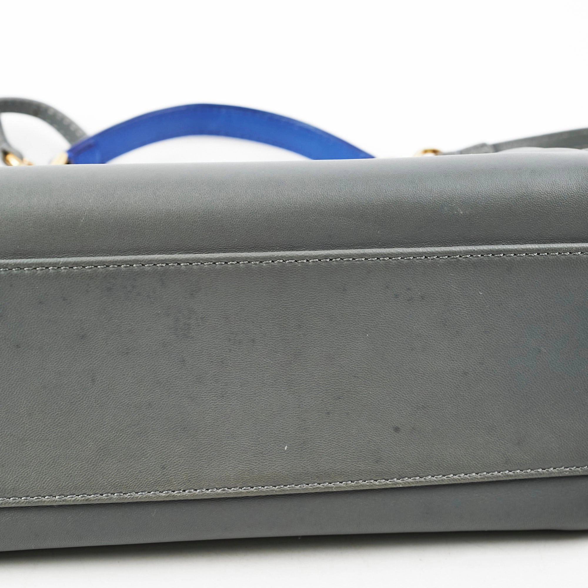 Fendi Mini Peekaboo Blue Grey