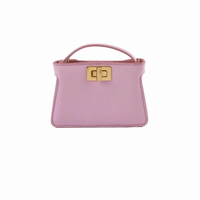 Fendi Nappa Pico Peekaboo Charm Lavanda