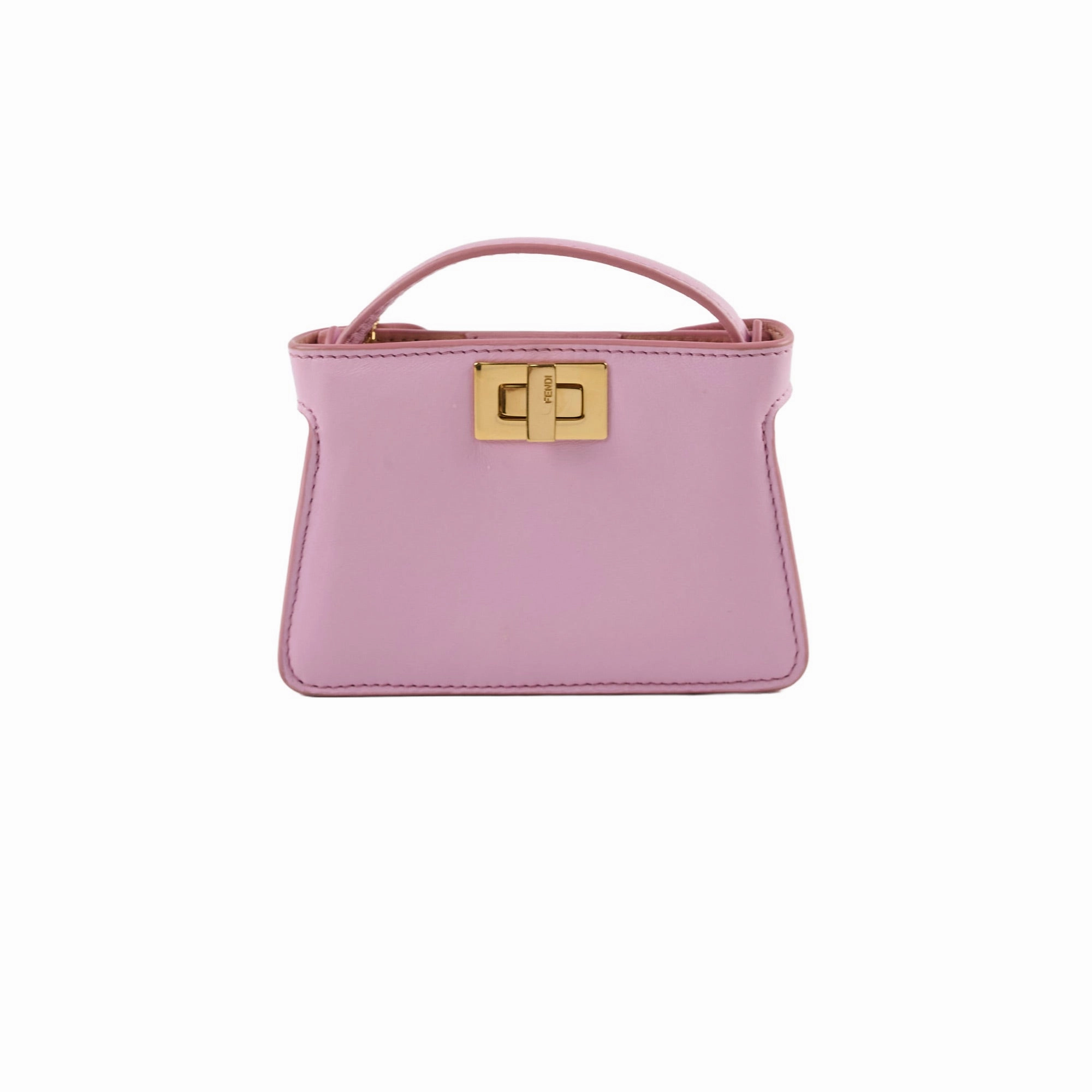 Fendi Nappa Pico Peekaboo Charm Lavanda
