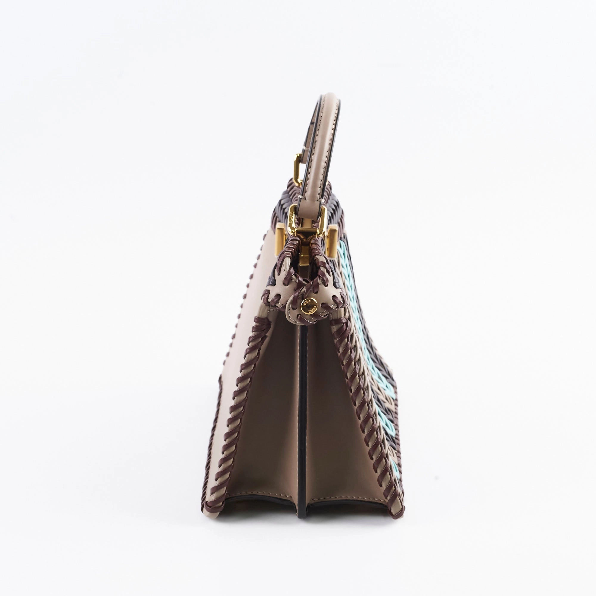 Fendi Peekaboo ISeeU Petite Leather Braid