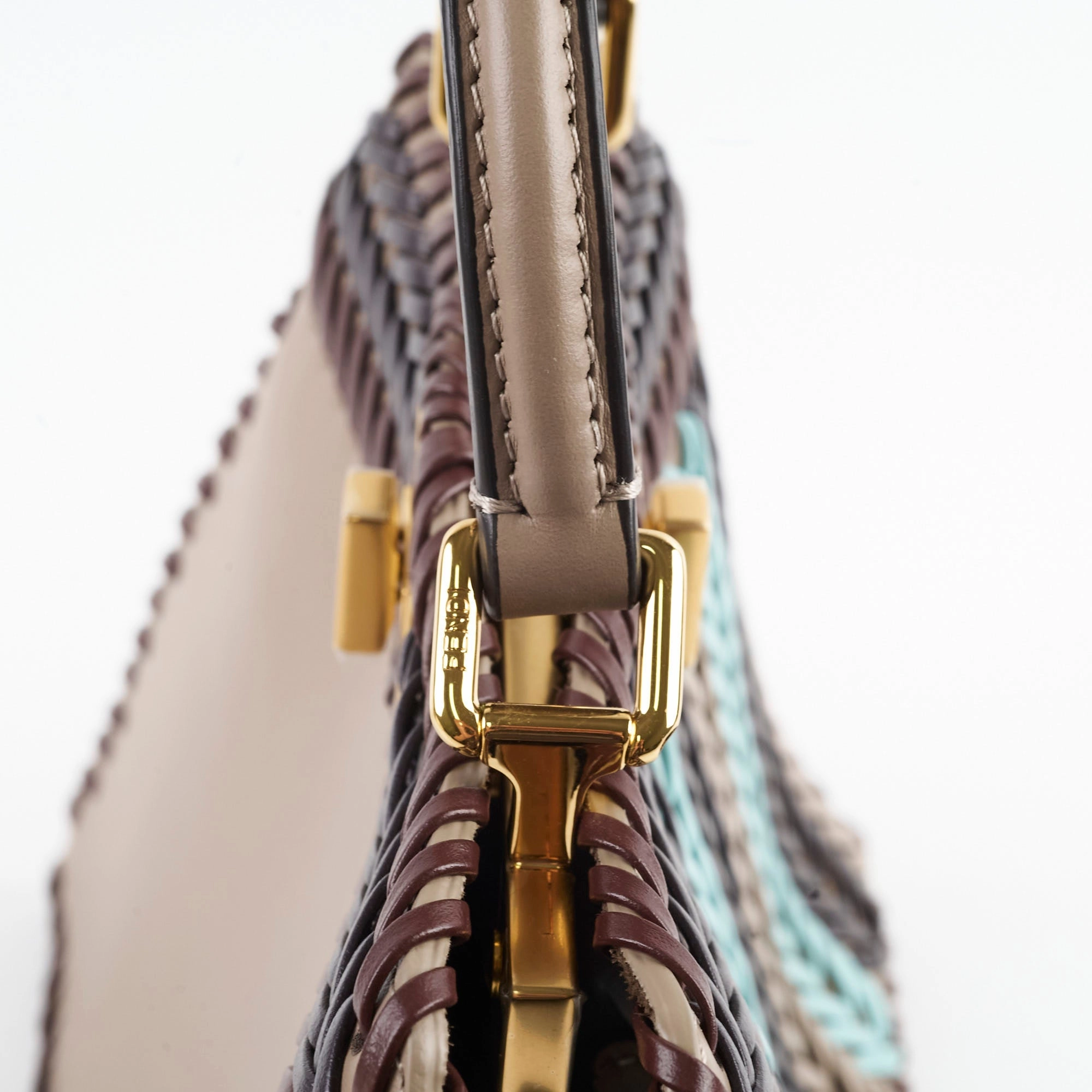 Fendi Peekaboo ISeeU Petite Leather Braid