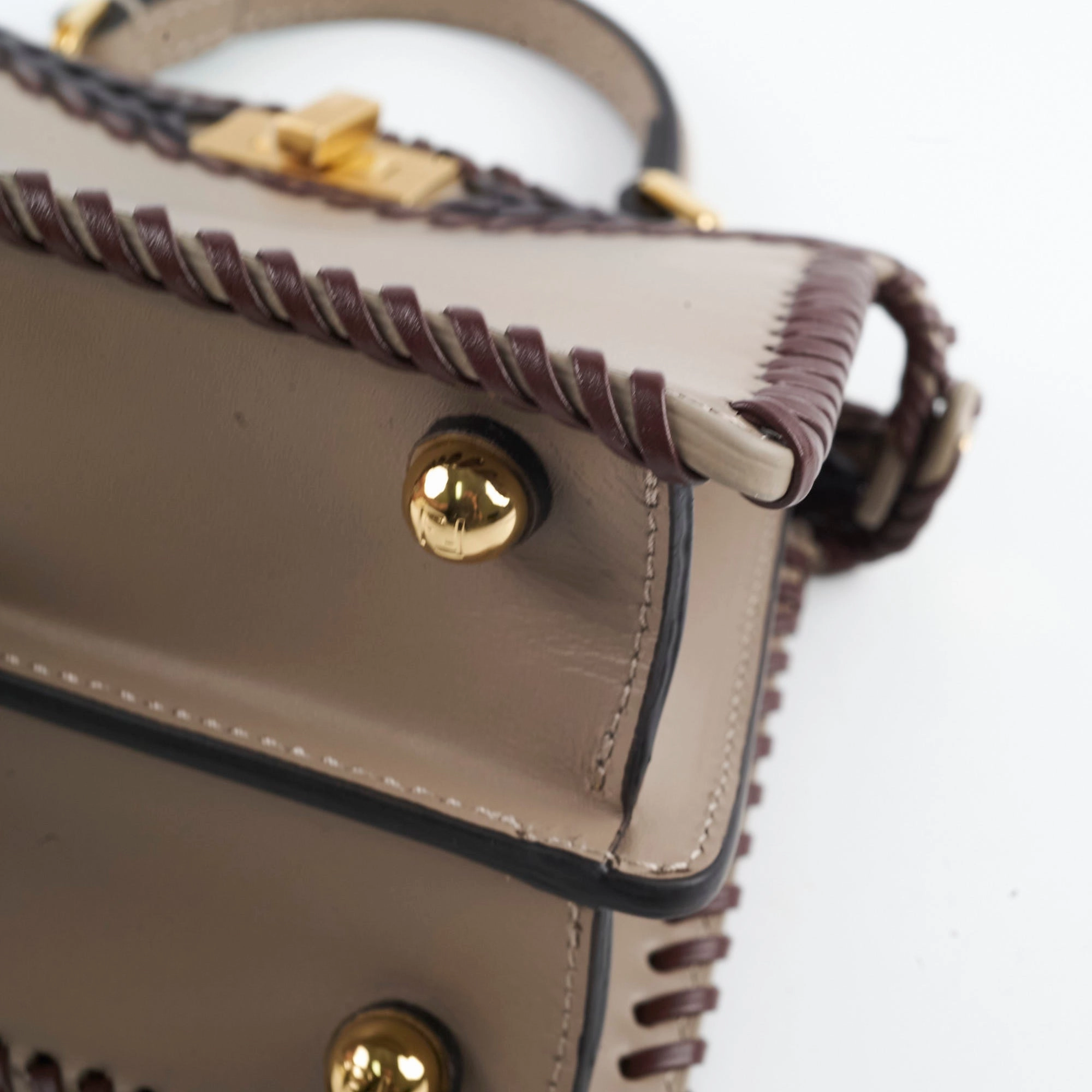 Fendi Peekaboo ISeeU Petite Leather Braid