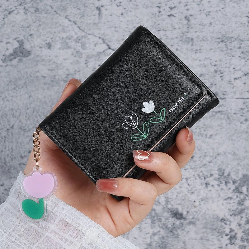Folding wallet card bag