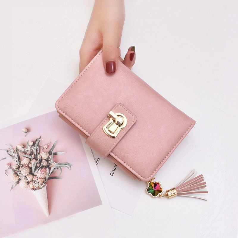 Folding wallet woman