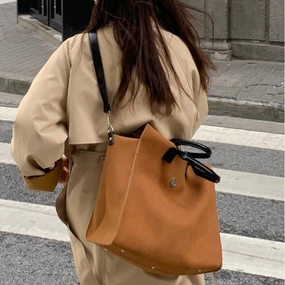 Frosted Large Capacity Single Shoulder Tote Bag