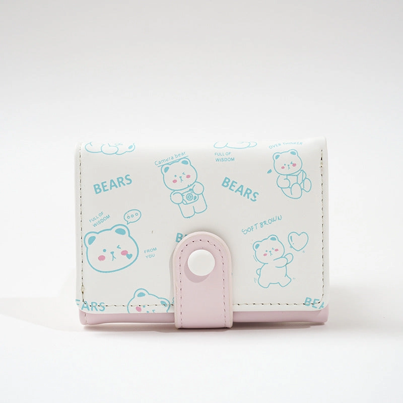 Girl wallet short cartoon