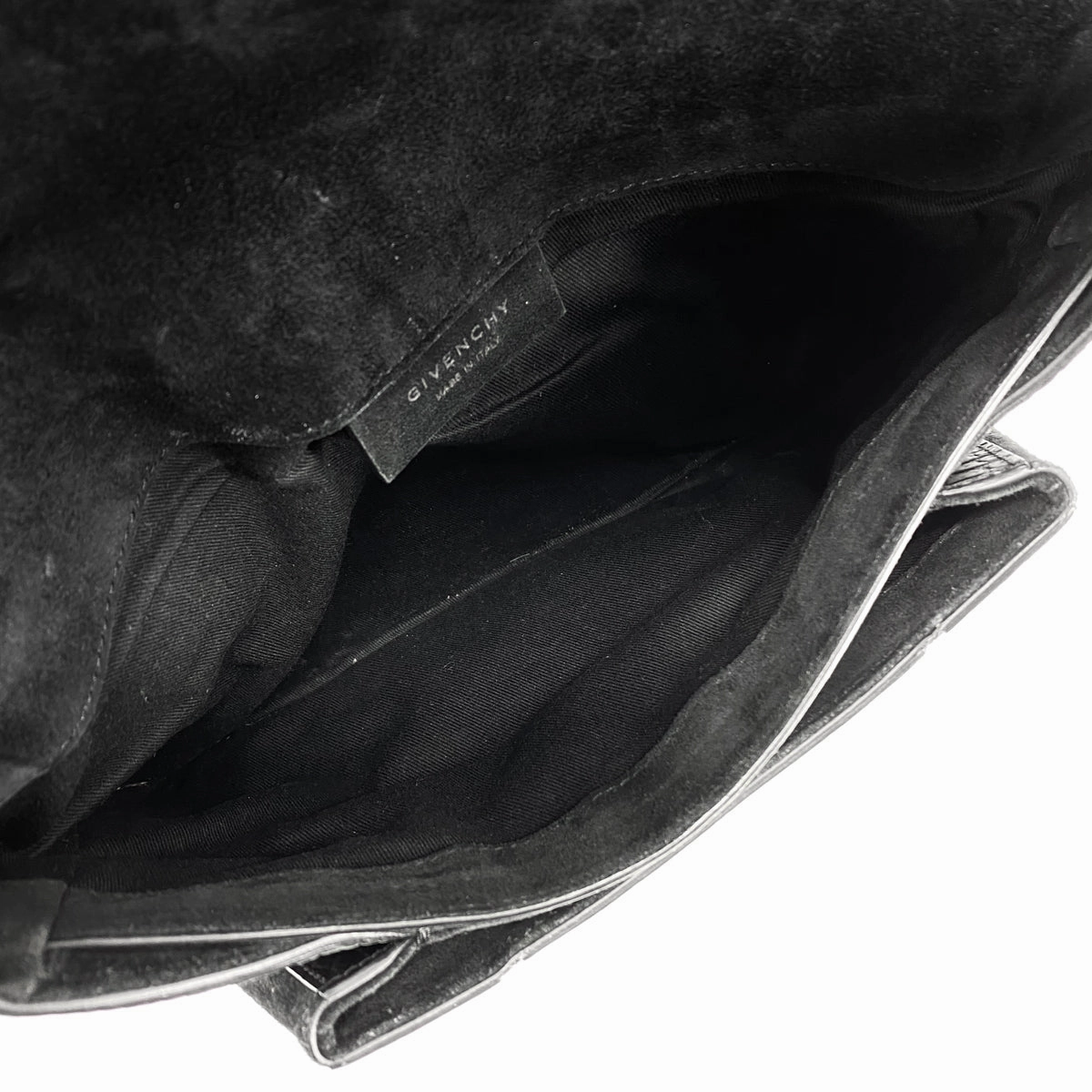 Givenchy Clutch Croc Embossed Black