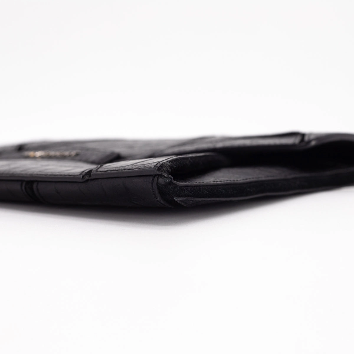 Givenchy Clutch Croc Embossed Black