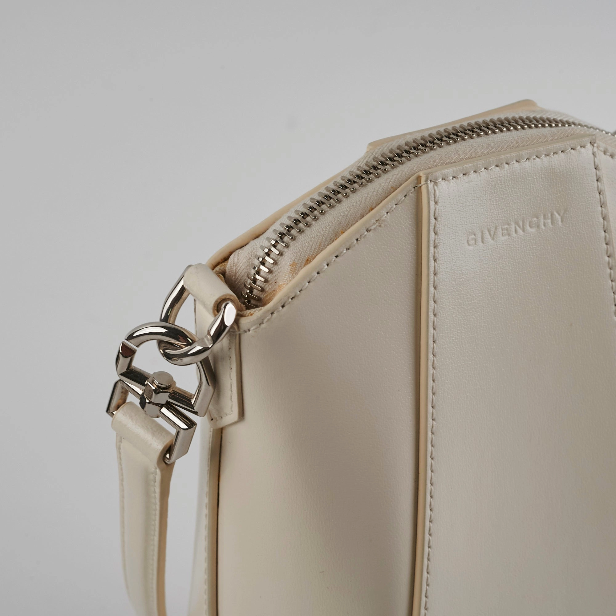 Givenchy Mini Cream Vertical Antigona Shoulder Bag