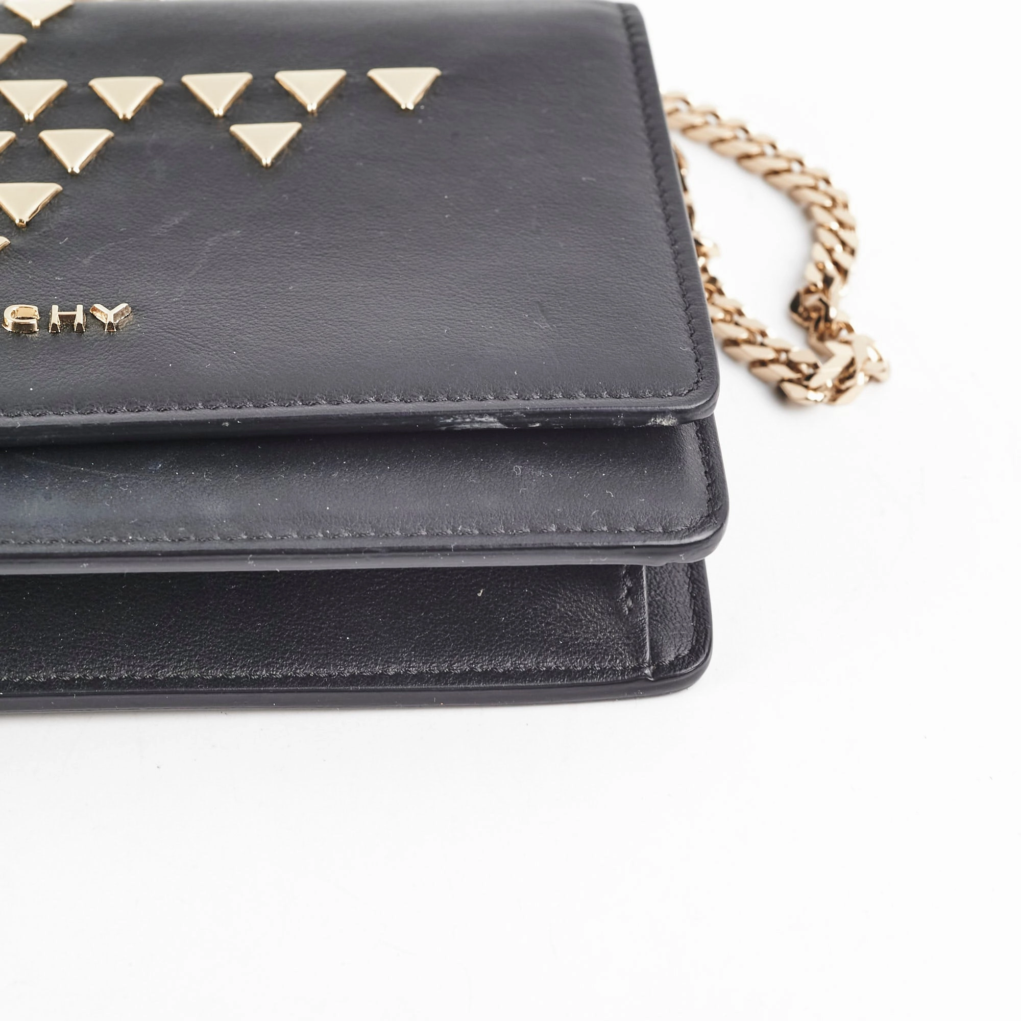 Givenchy Stud Black Crossbody Wallet On Chain WOC
