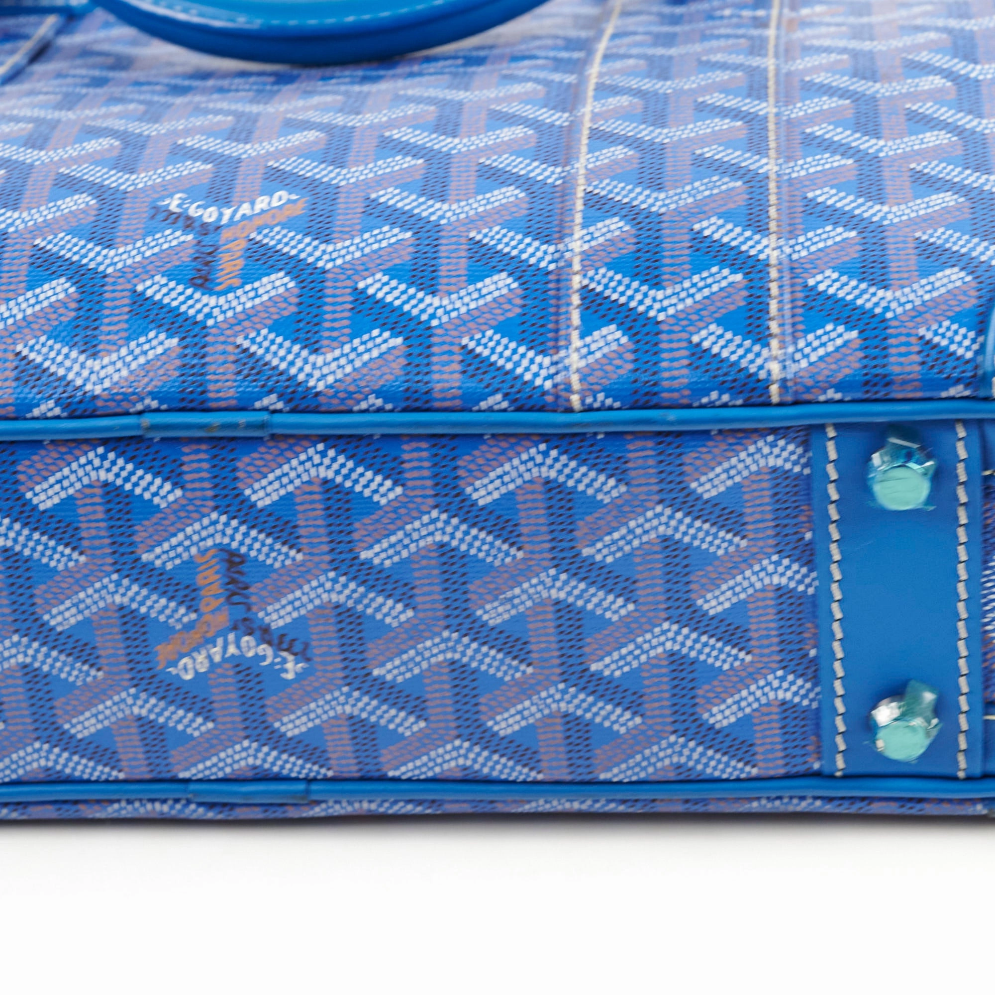 Goyard Ambassade MM Briefcase Blue