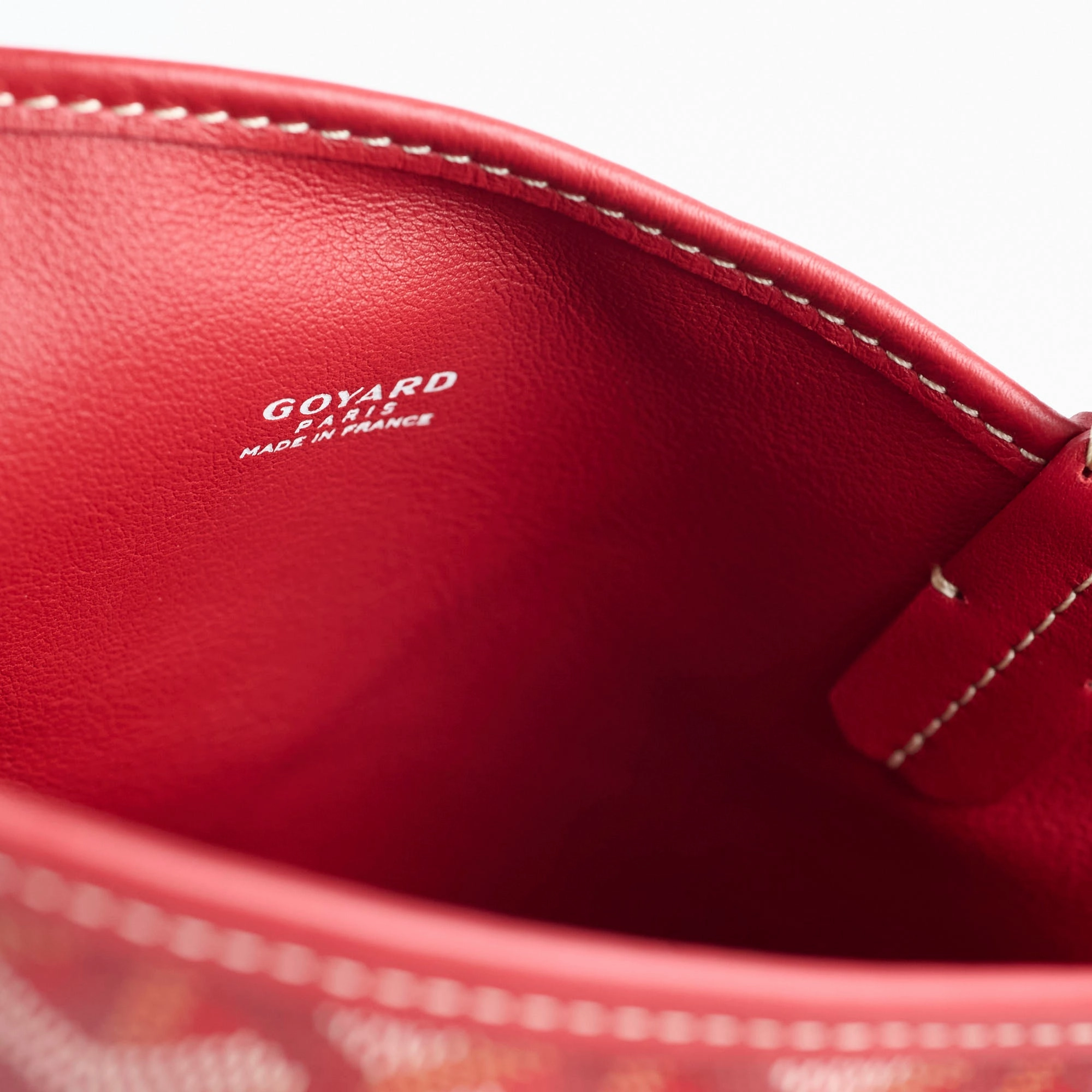 Goyard Mini Anjou Tote Red