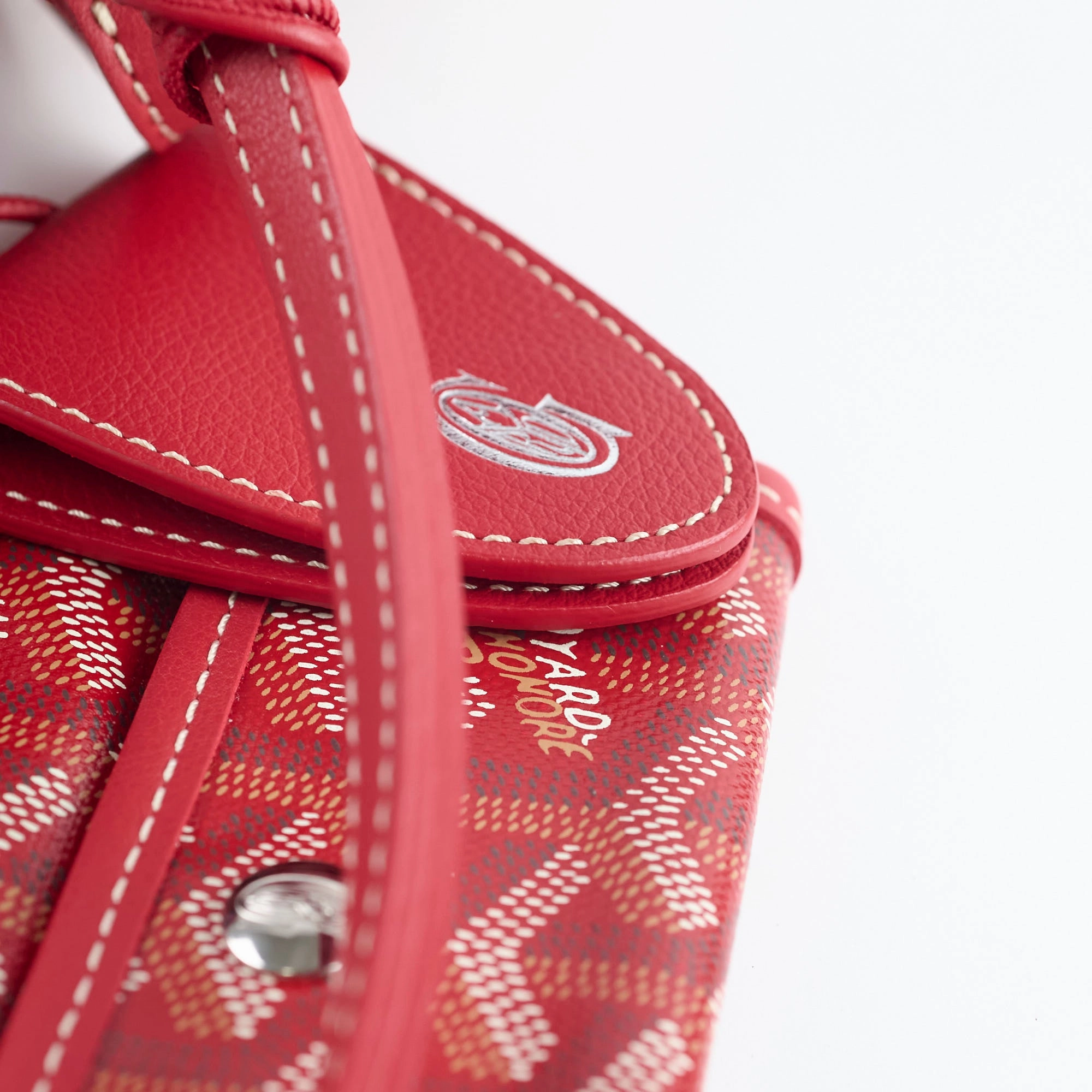 Goyard Mini Anjou Tote Red