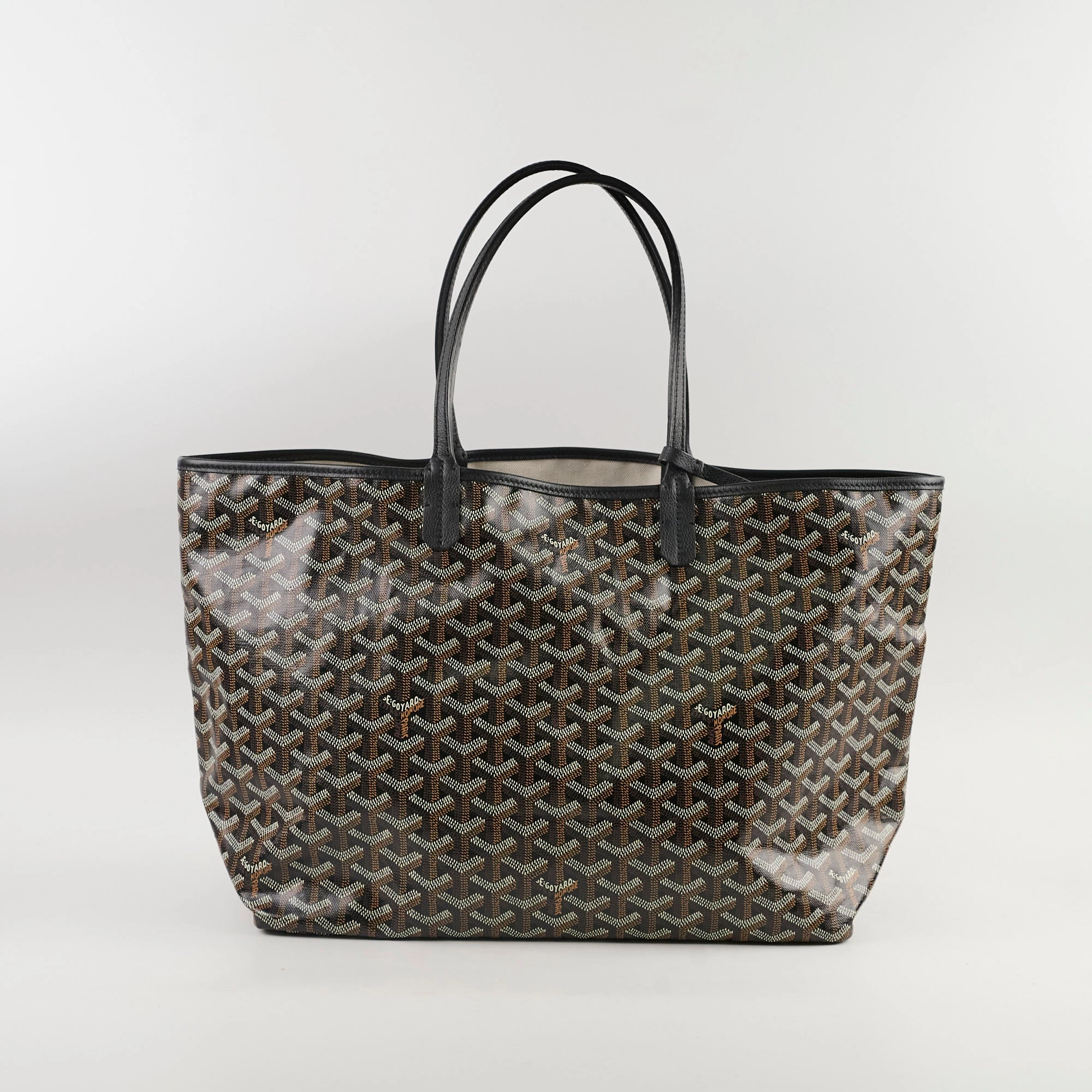 Goyard Saint Louis Tote PM Black with customisation