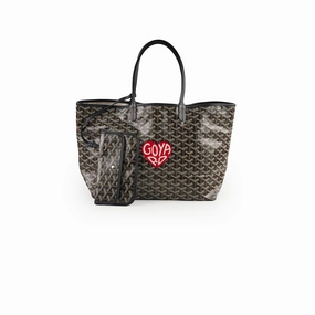 Goyard Saint Louis Tote PM Black with customisation