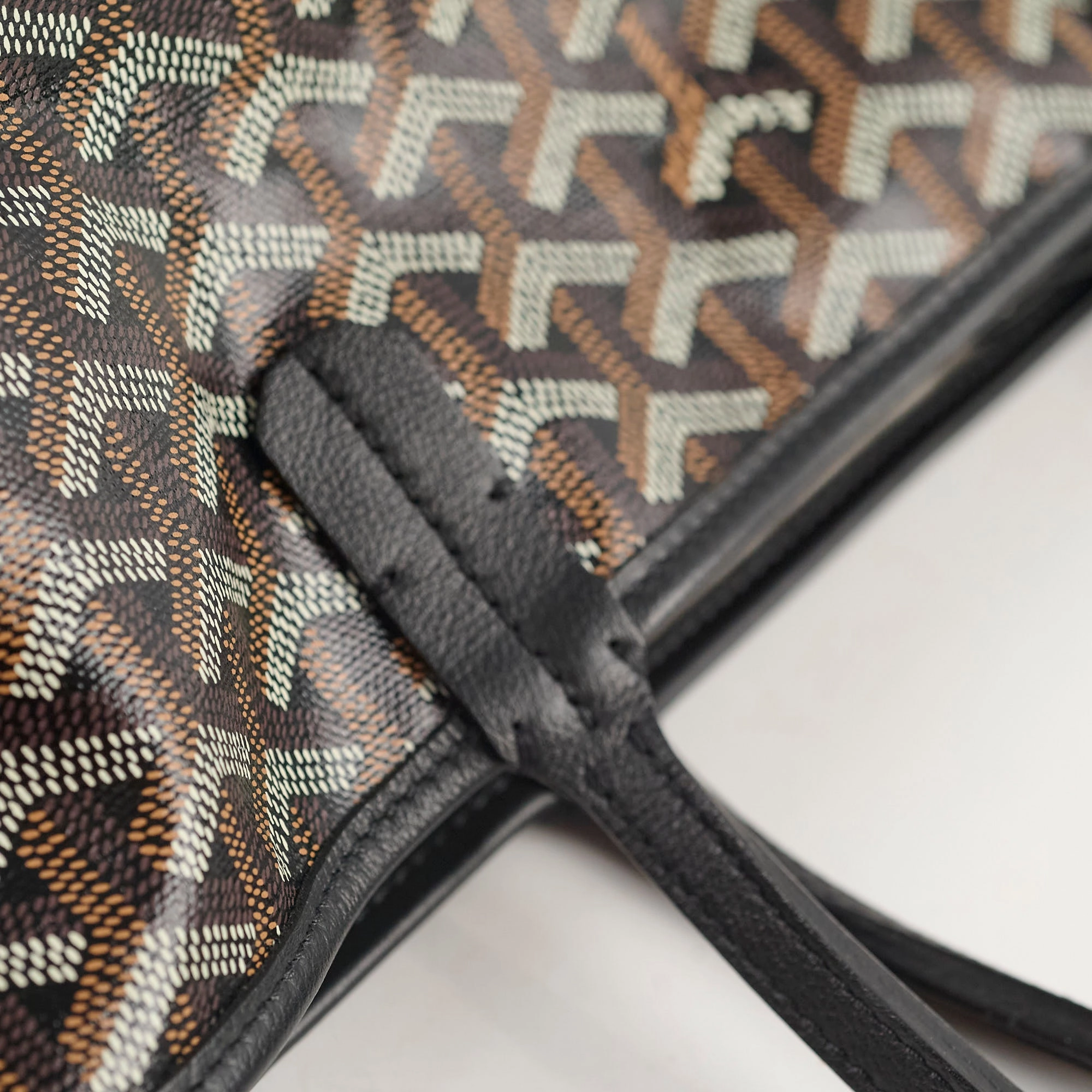 Goyard Saint Louis Tote PM Black with customisation