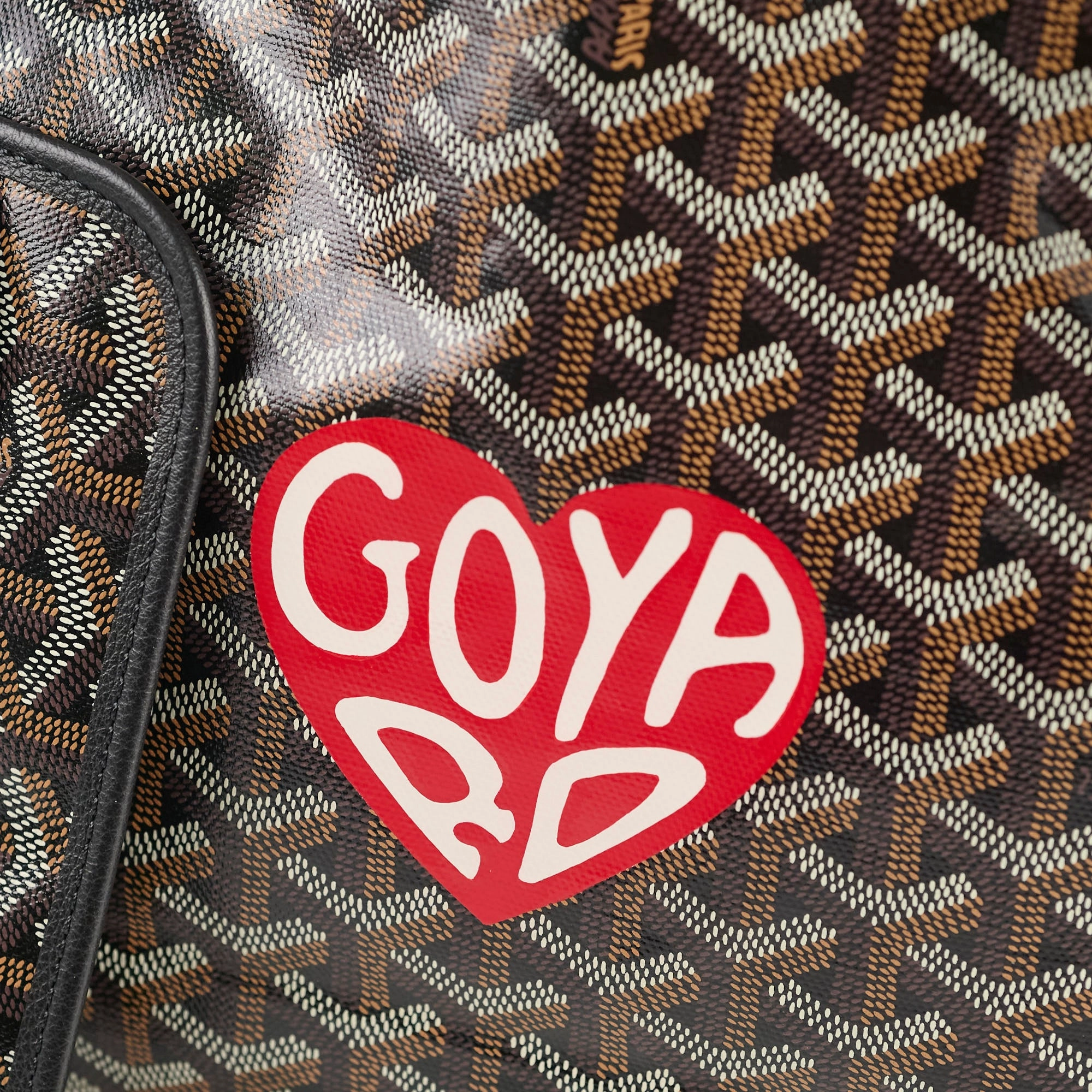 Goyard Saint Louis Tote PM Black with customisation