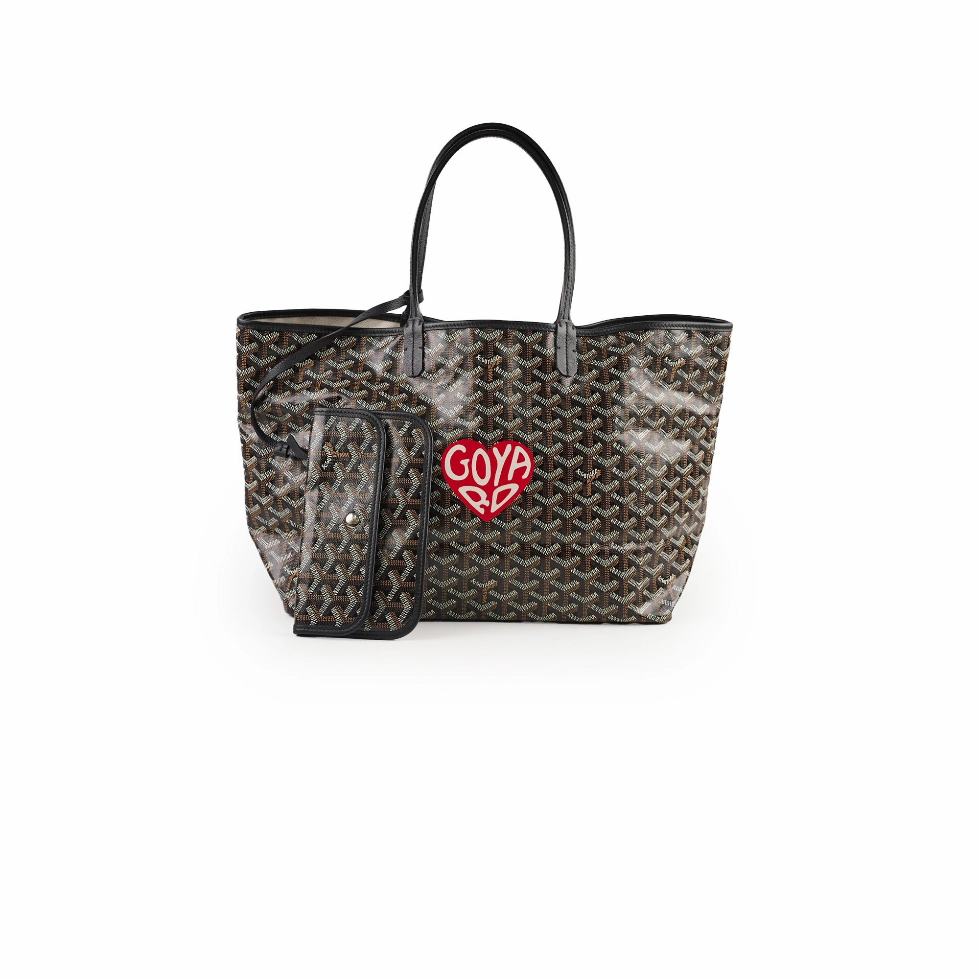 Goyard Saint Louis Tote PM Black with customisation