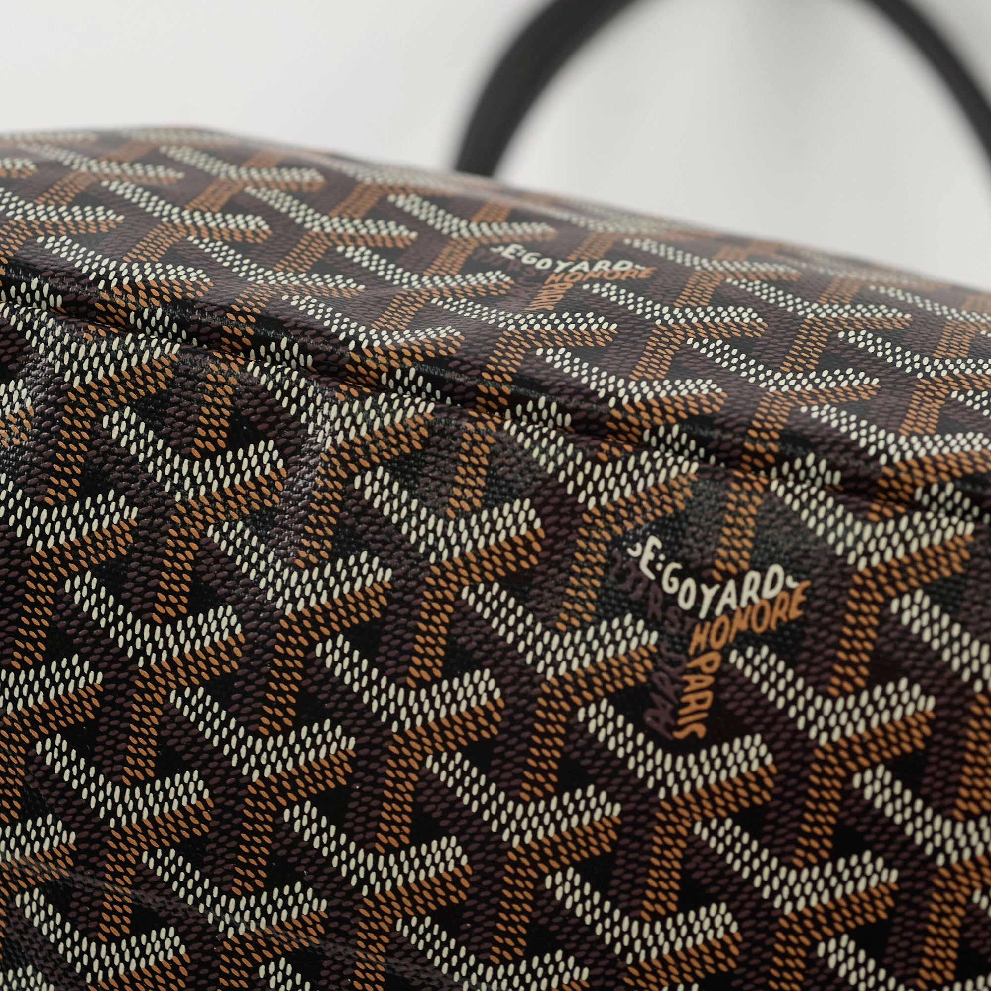 Goyard Saint Louis Tote PM Black with customisation