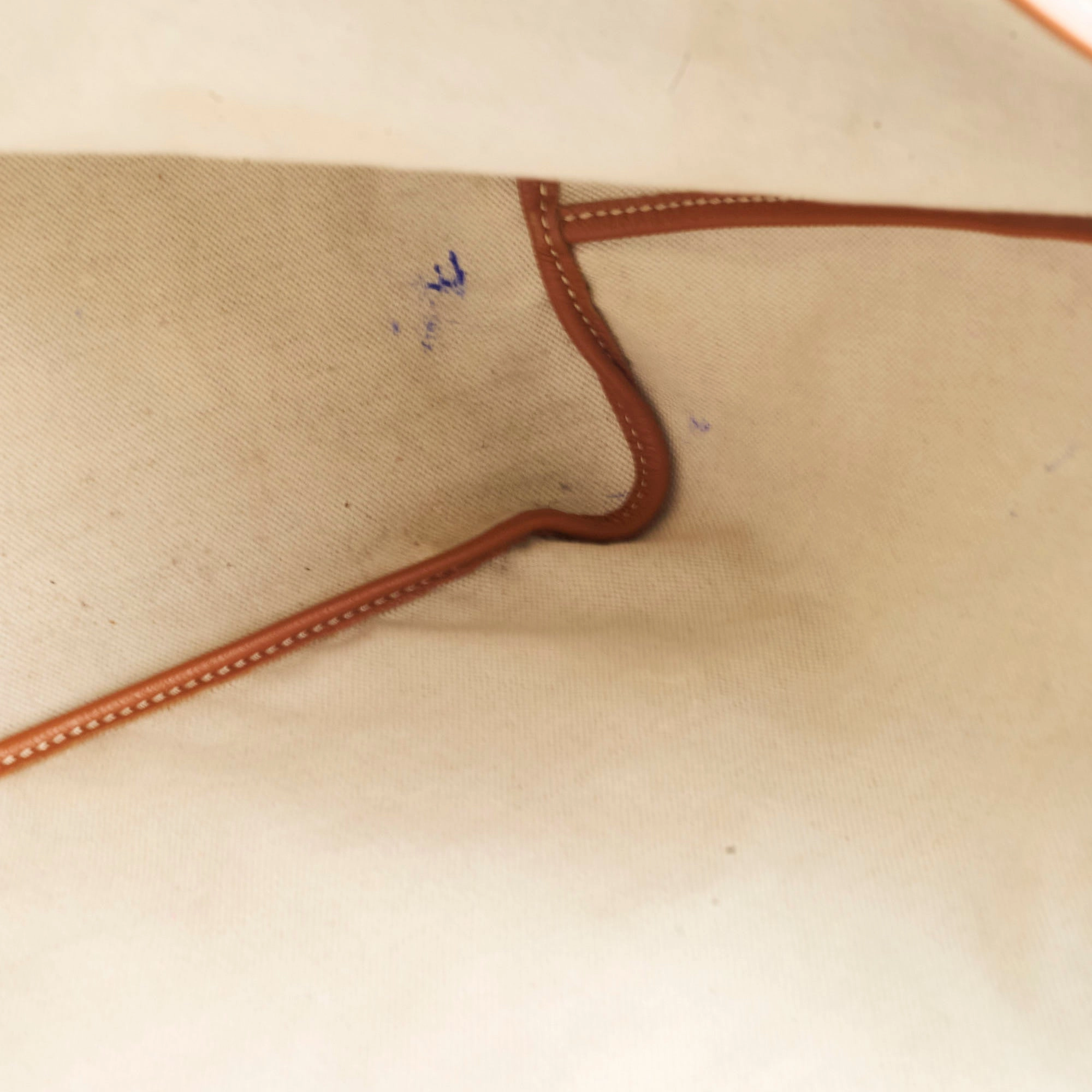 Goyard St Louis PM Black Tan Shoulder Bag