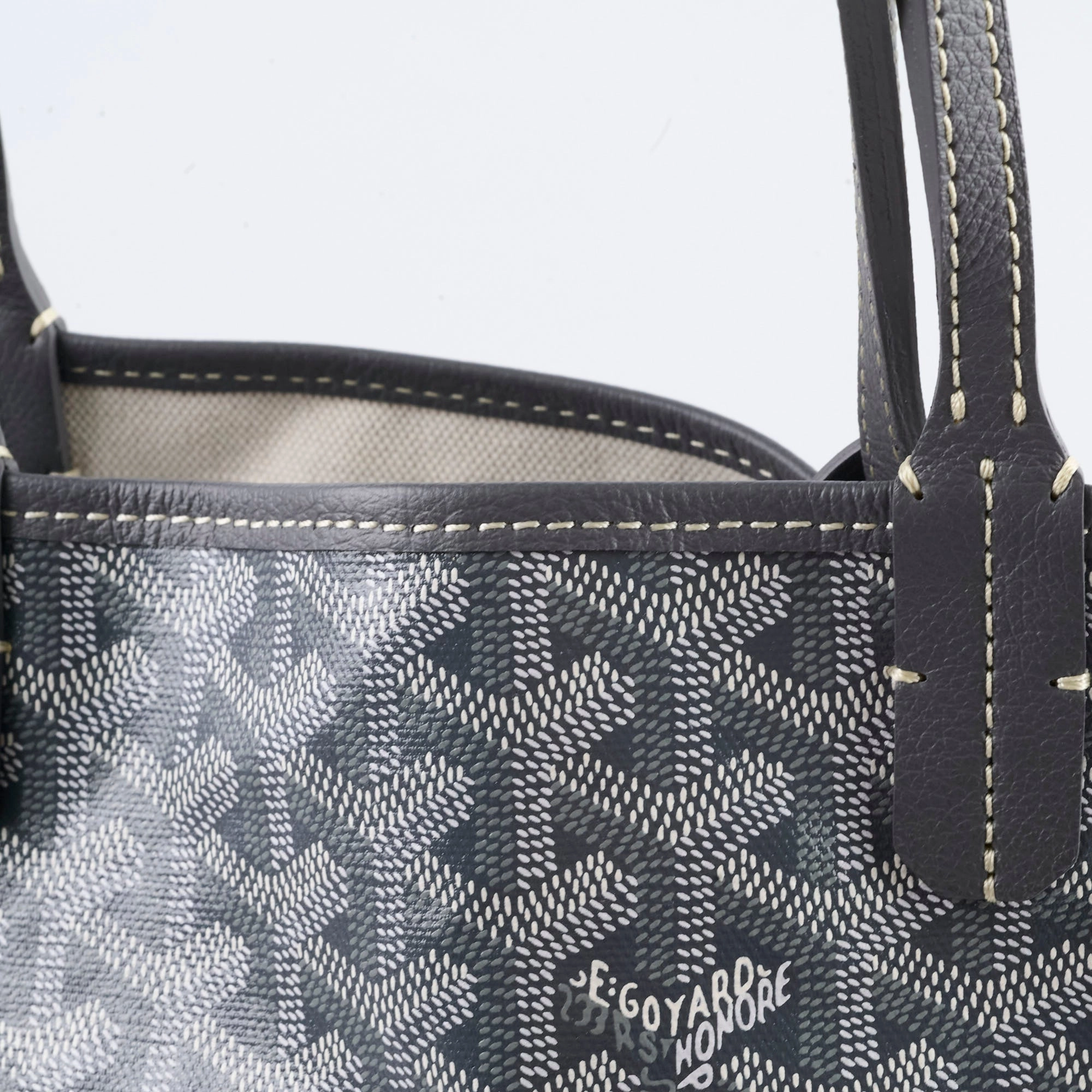 Goyard St Louis PM Grey Shoulder Bag