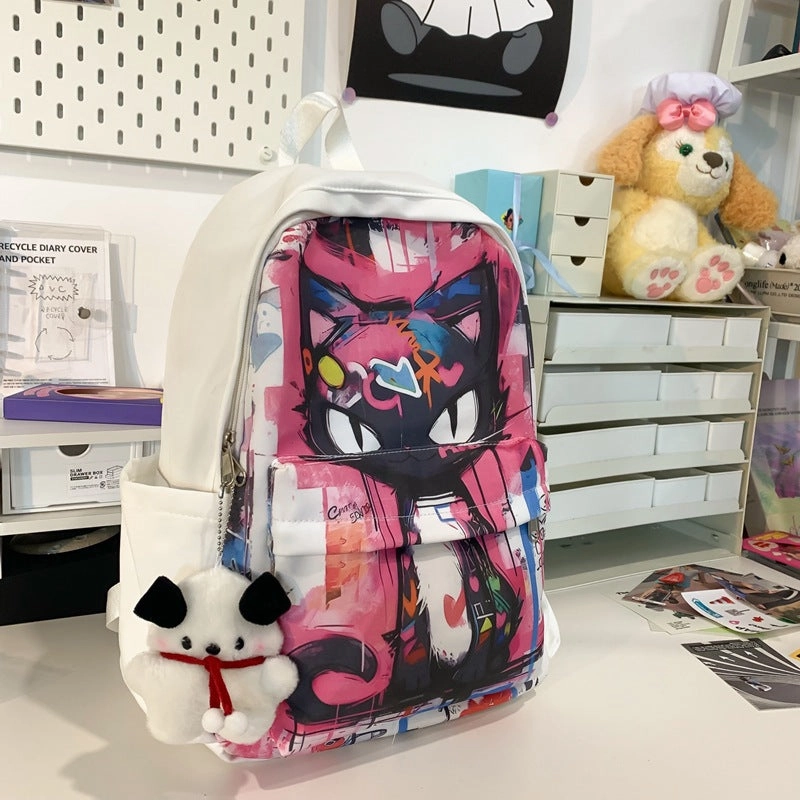 Graffiti comic school bag, backpack