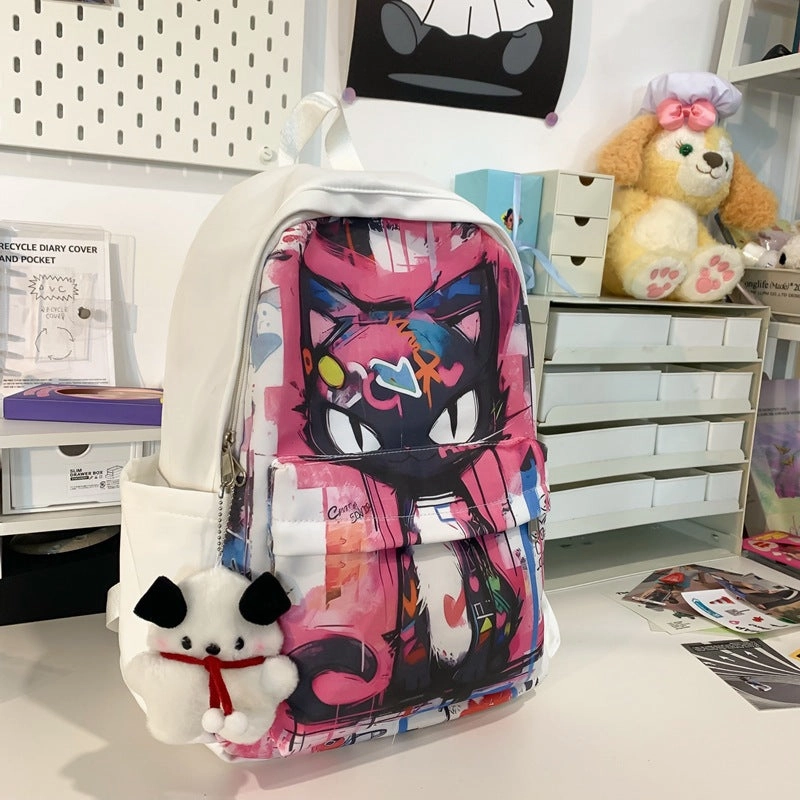 Graffiti comic school bag, backpack
