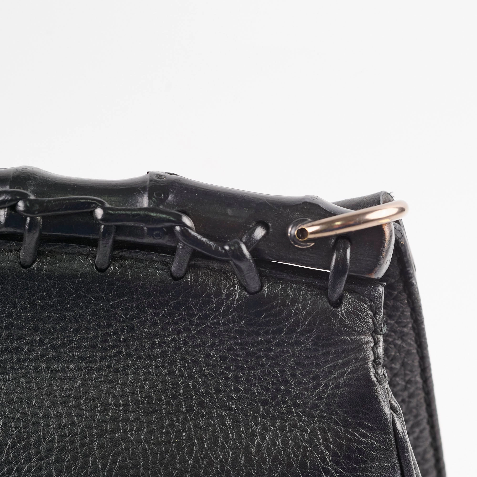 Gucci Bamboo Messenger Black